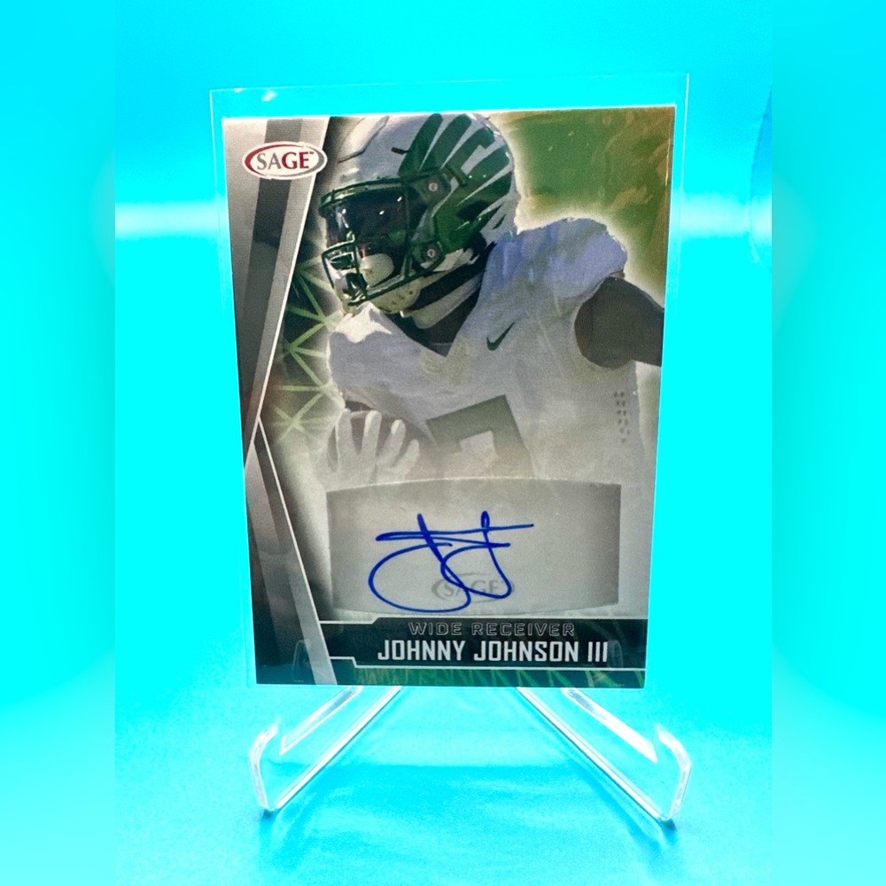 2022 SAGE Johnny Johnson III🔥Rookie Auto! #A-JJ2 😱